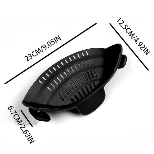Clip-On Pot Strainer — Drain in Seconds