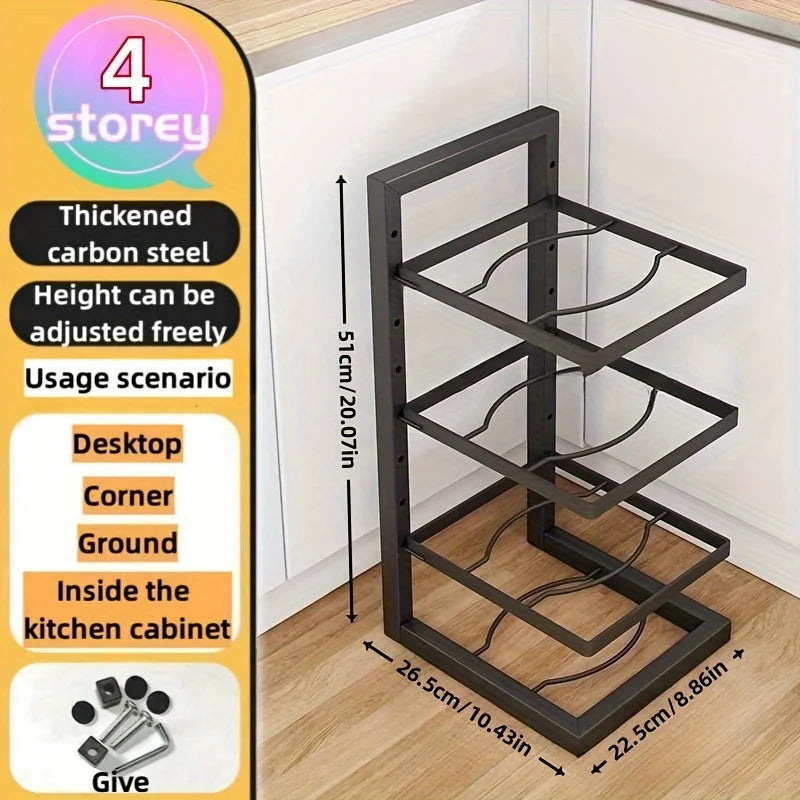 Cabinet Pot Organizer — Instant Space Upgrade