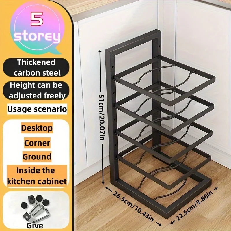 Cabinet Pot Organizer — Instant Space Upgrade