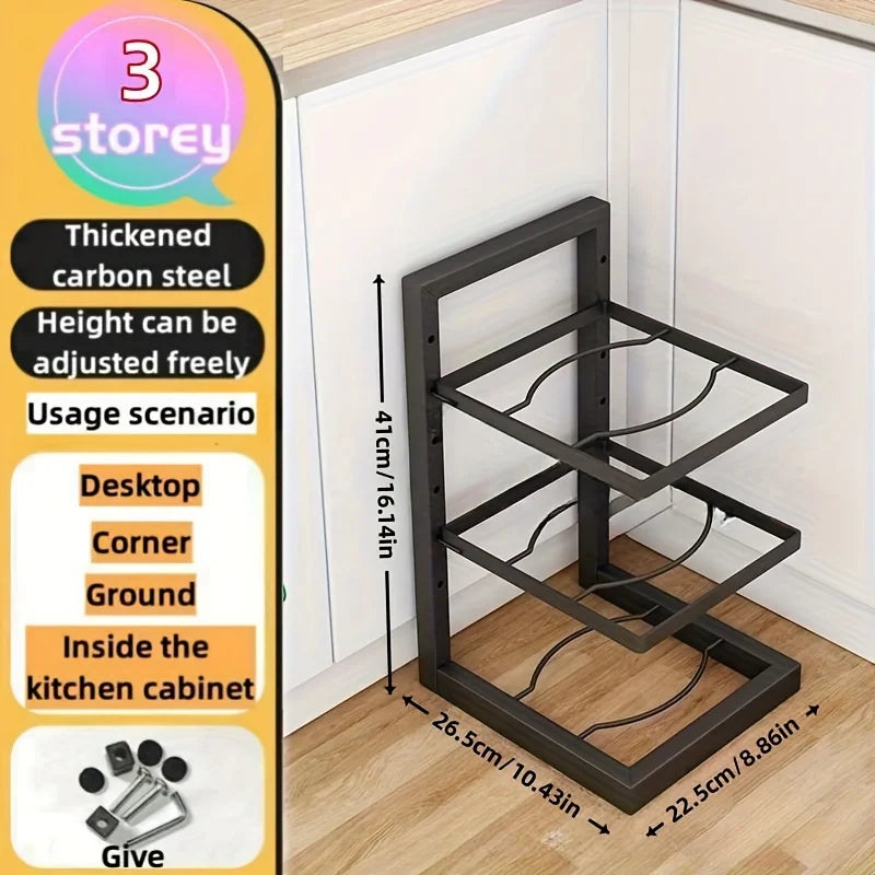 Cabinet Pot Organizer — Instant Space Upgrade