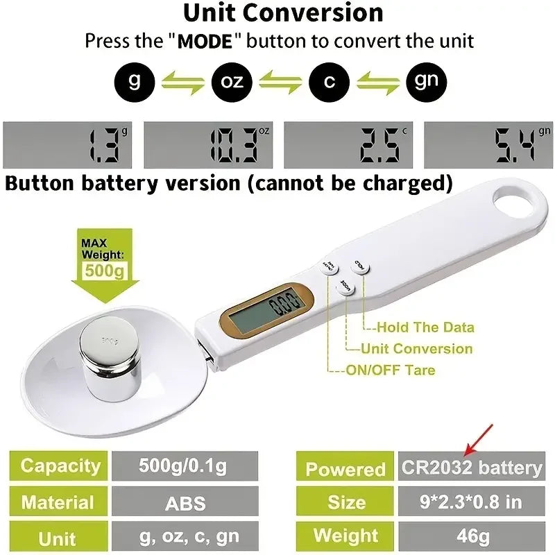 Precision Spoon Scale — Perfect Measurements Every Time