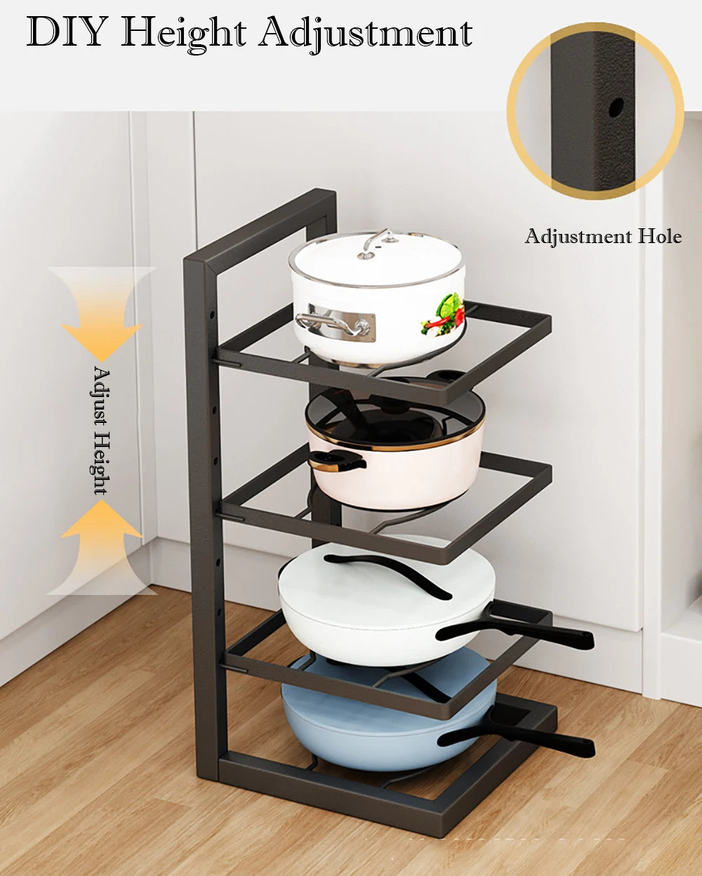 Cabinet Pot Organizer — Instant Space Upgrade
