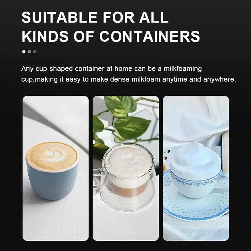 Milk Frother — Café-Quality Foam at Home