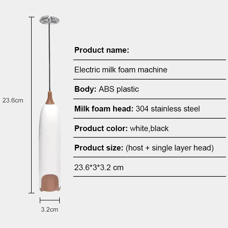 Milk Frother — Café-Quality Foam at Home