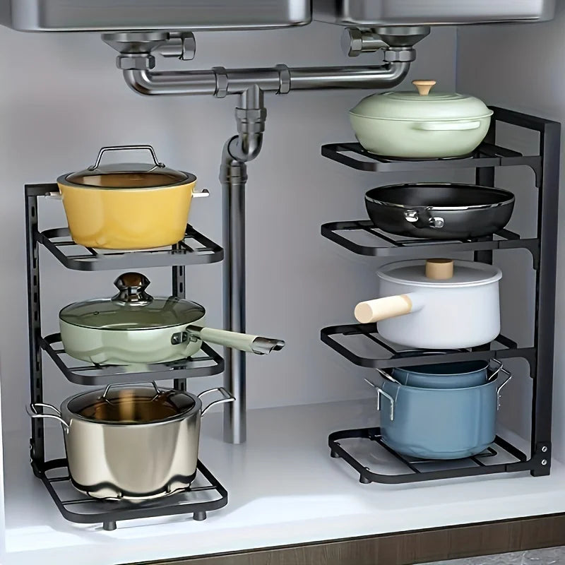 Cabinet Pot Organizer — Instant Space Upgrade