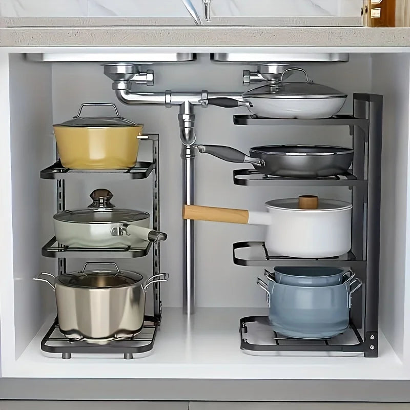 Cabinet Pot Organizer — Instant Space Upgrade