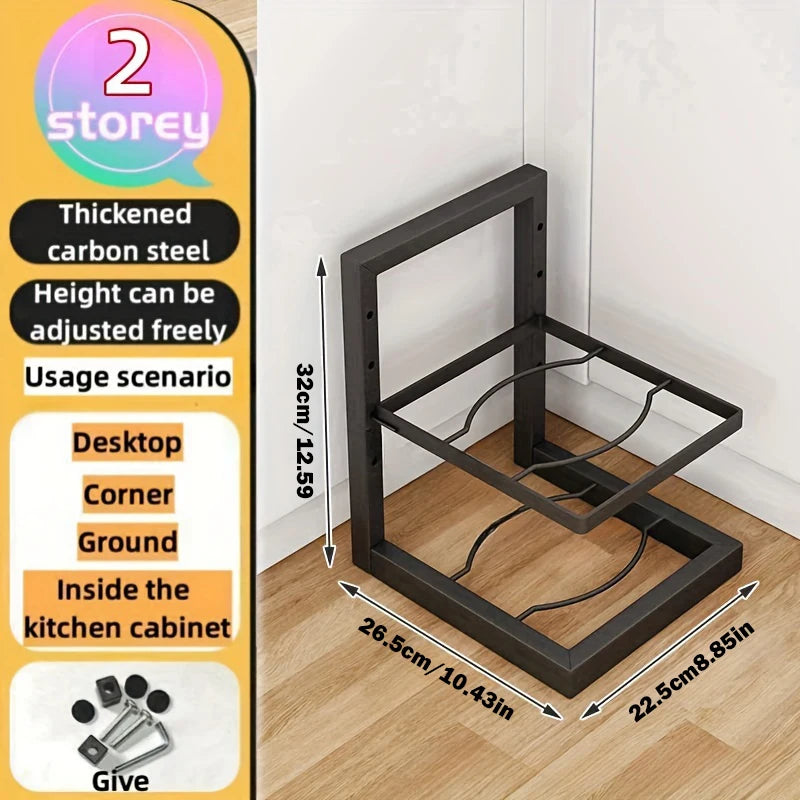 Cabinet Pot Organizer — Instant Space Upgrade