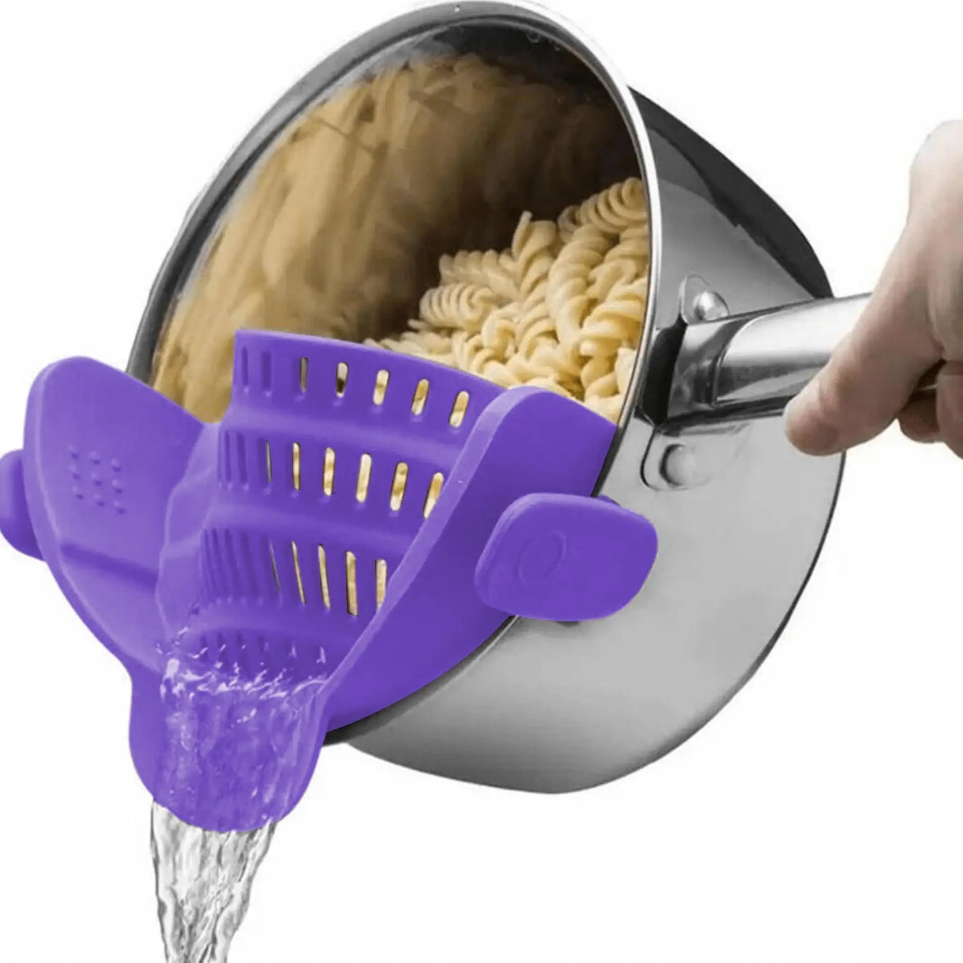 Clip-On Pot Strainer — Drain in Seconds