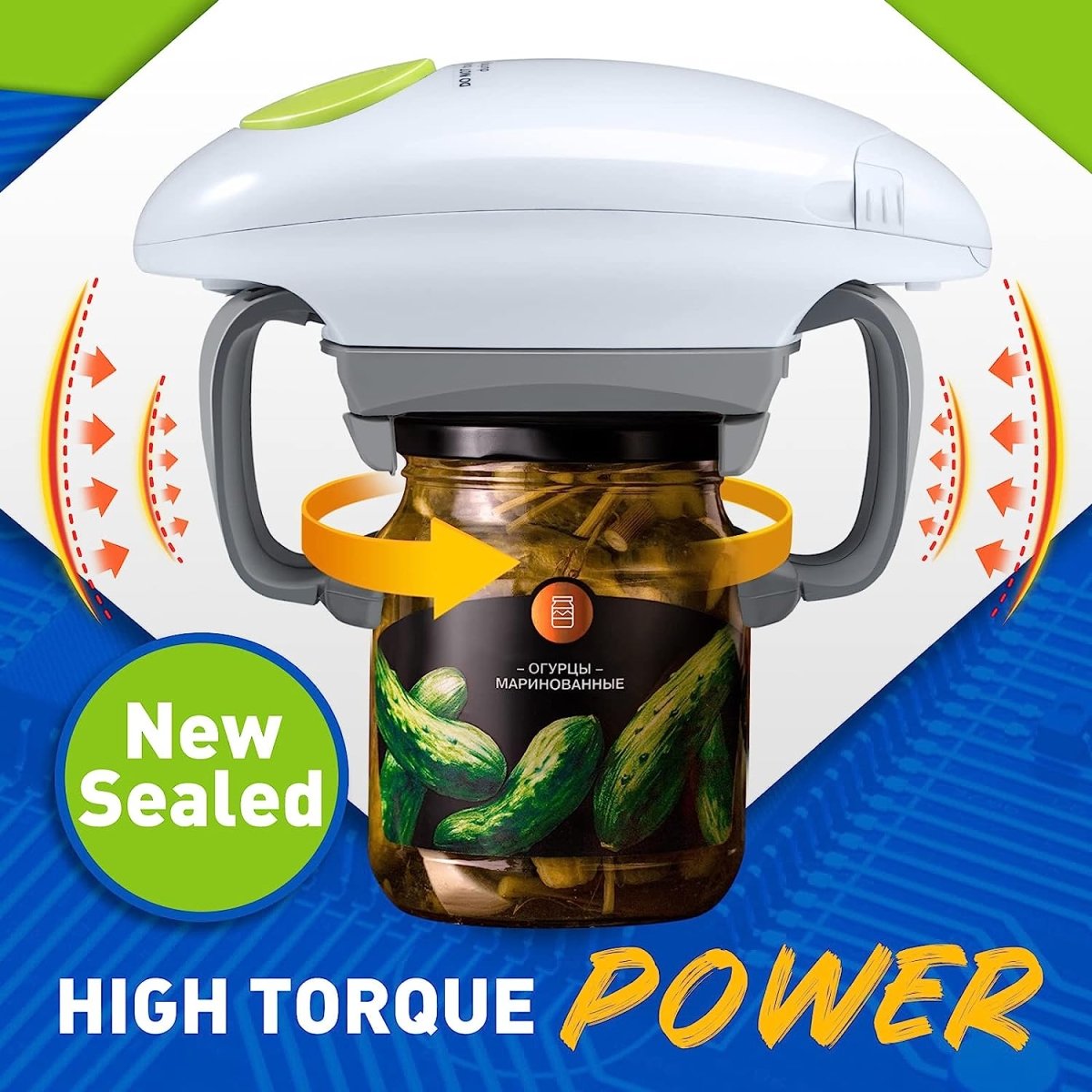 Electric Jar Opener — No Twist Required